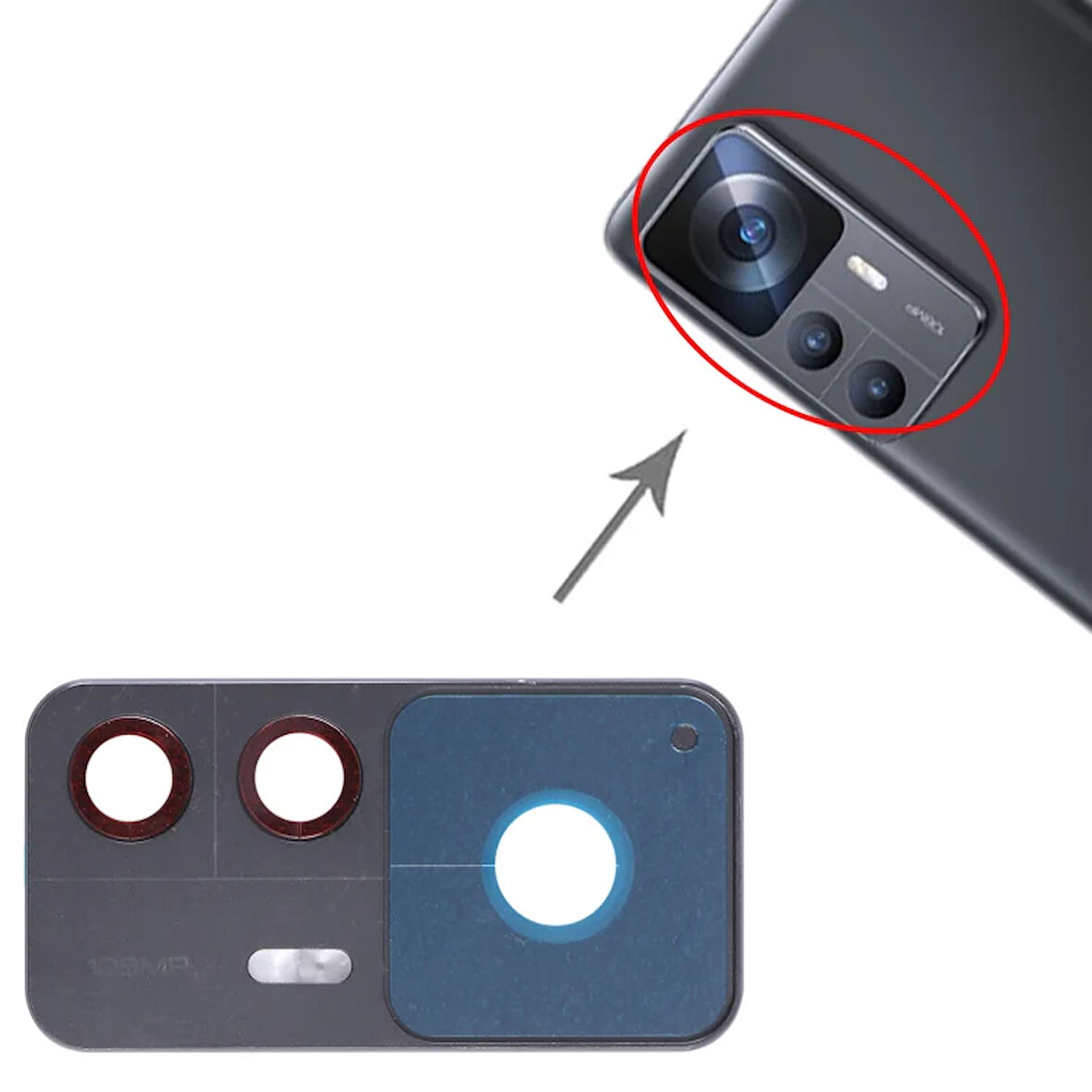 Xiaomi 12T Uyumlu Kamera Lensi Cam Full 22071212AG 