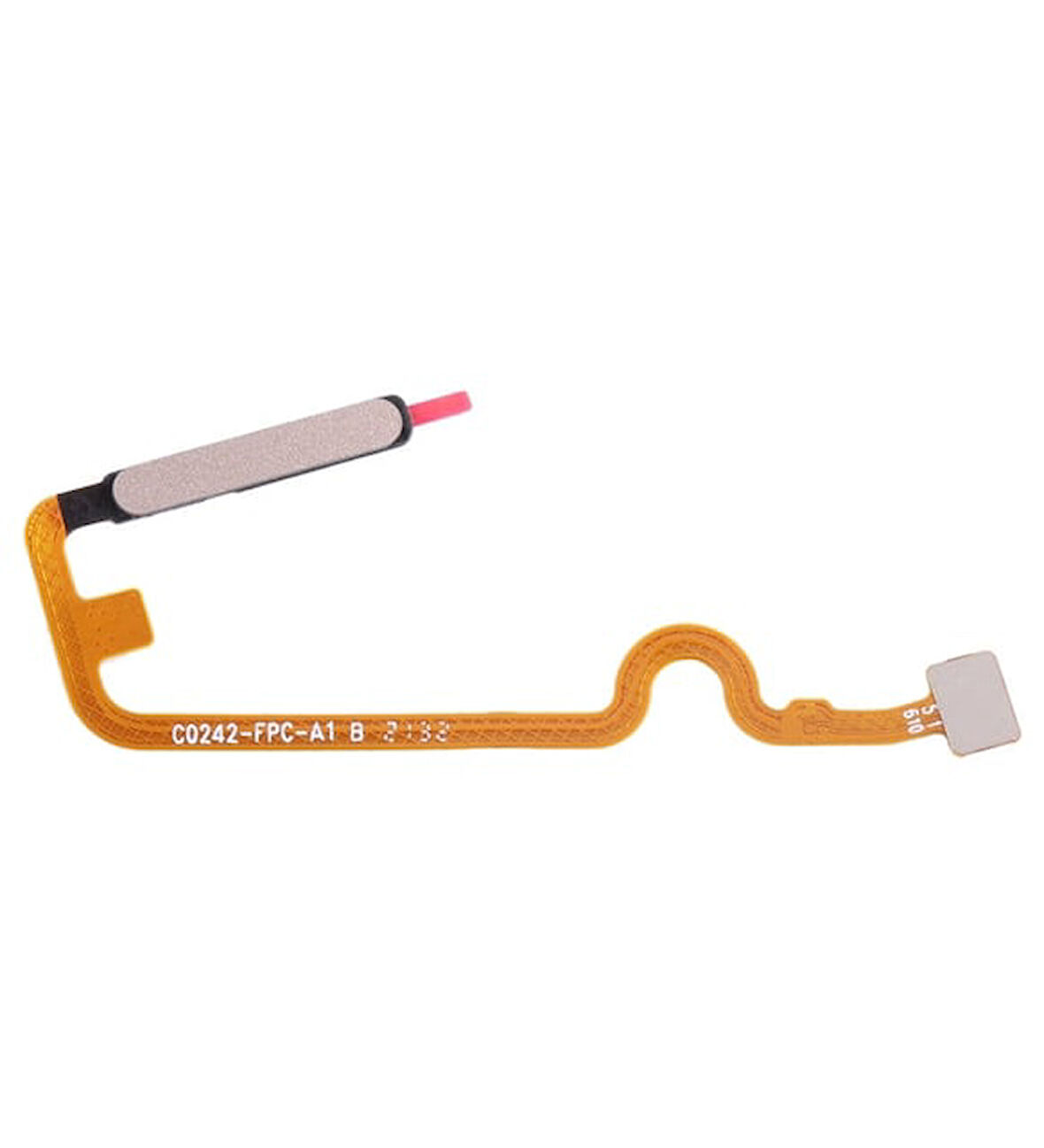 Tecno Uyumlu Spark 9 Pro Parmak İzi Okuyucu Flex KH7, KH7n Silver