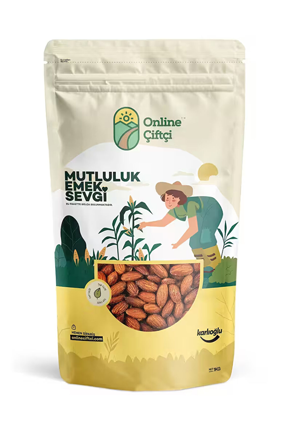 Kavrulmuş Badem 1KG