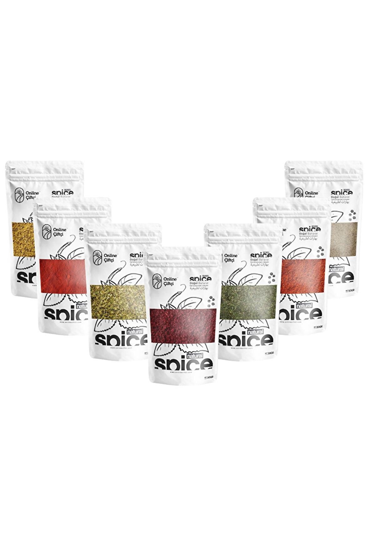 7’li Temel Baharat Seti – Doğal ve Katkısız Baharat Çeşitleri