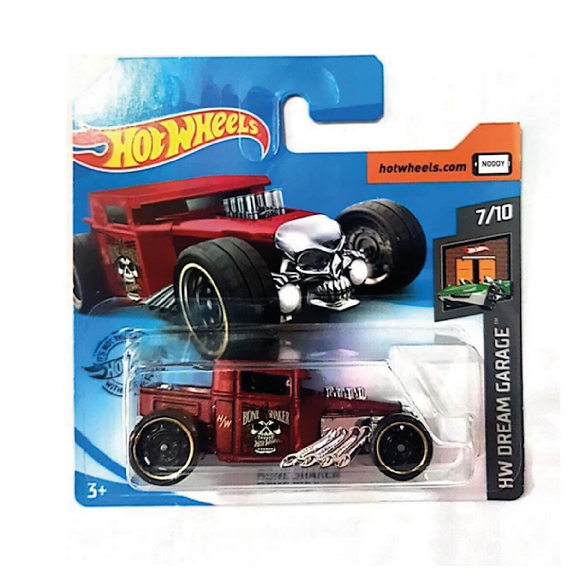 Hot Wheels 1/64 Ölçek Tekli Regular Arabalar HKJ95 Hw Dream Garage / Bone Shaker