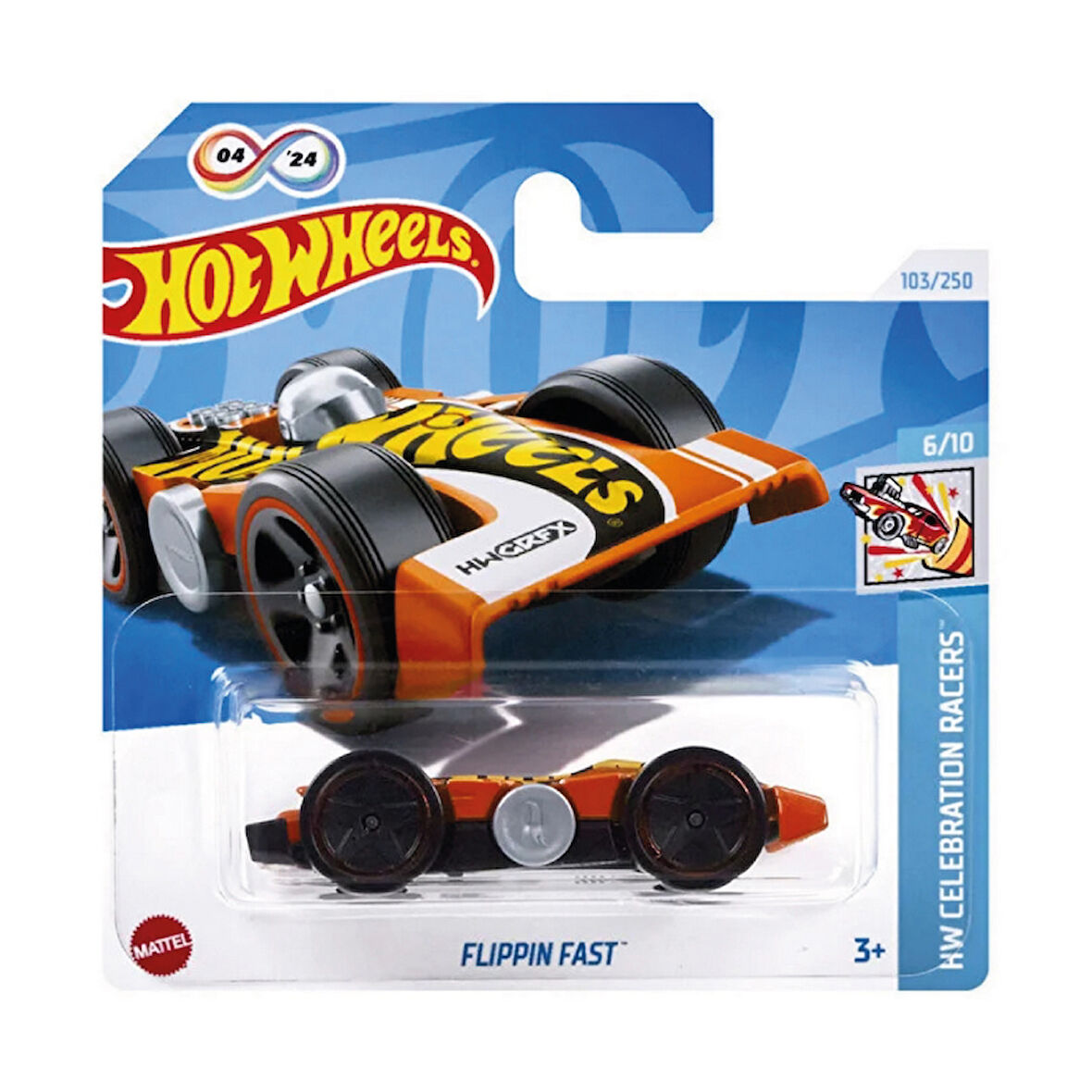 Hot Wheels 1/64 Ölçek Tekli Regular Arabalar HRY59 Hw Celebration Racers / Flippin Fast