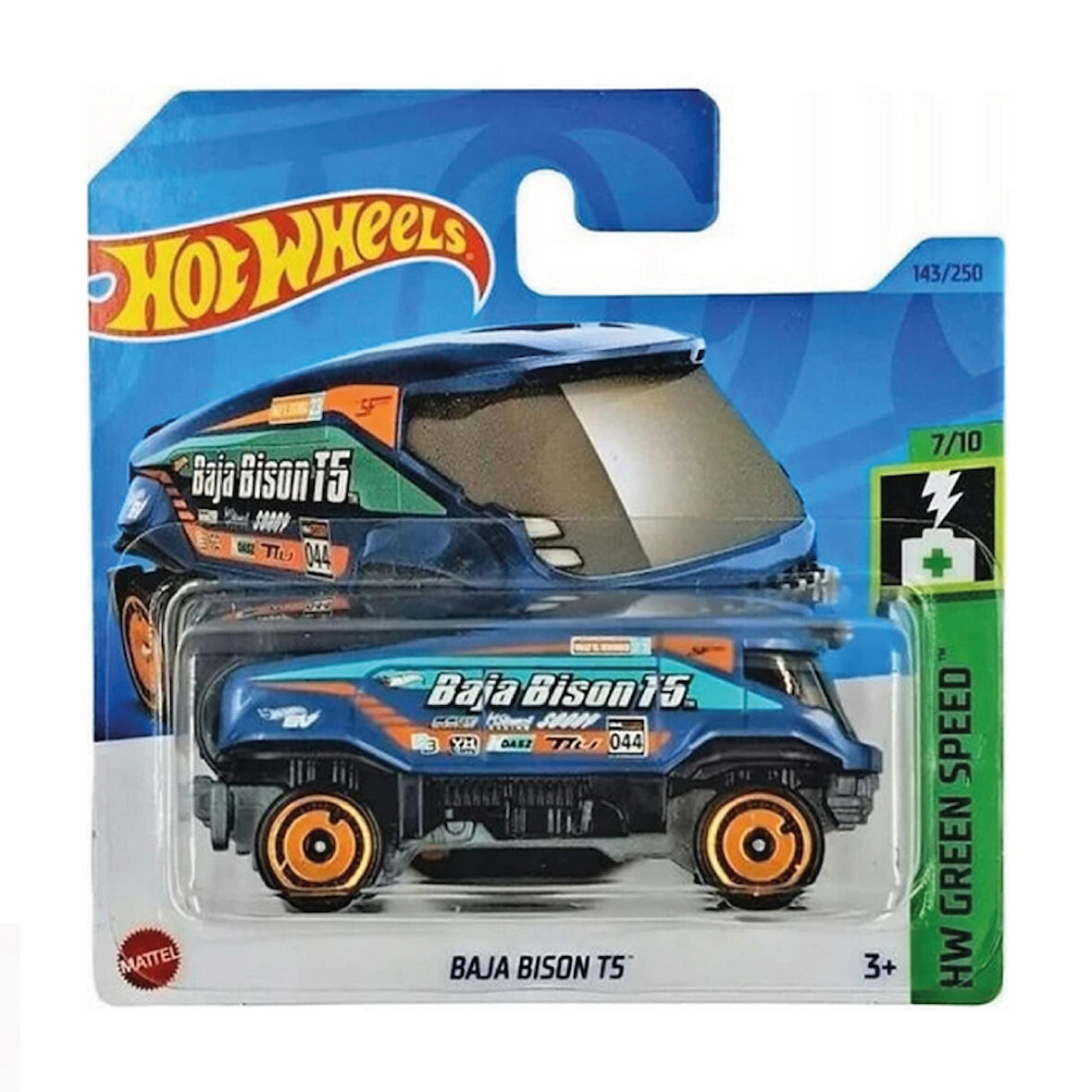 Hot Wheels 1/64 Ölçek Tekli Regular Arabalar HKG44 Hw Green Speed / Baja Bison T5