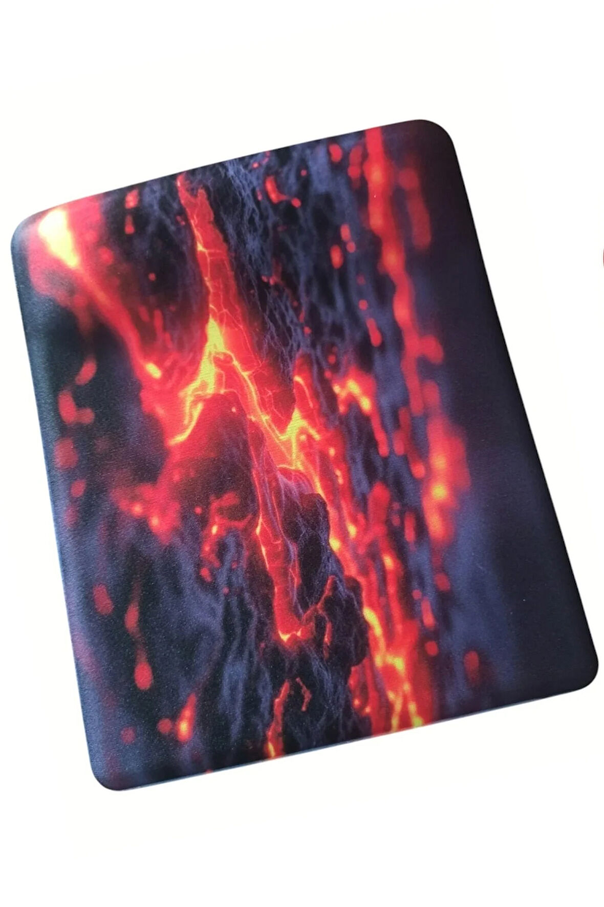 Magma Desenli Bilek Destekli Kaymaz Taban Bilgisayar Notebook Düz Mouse Pad - Bileklikli Mauspad