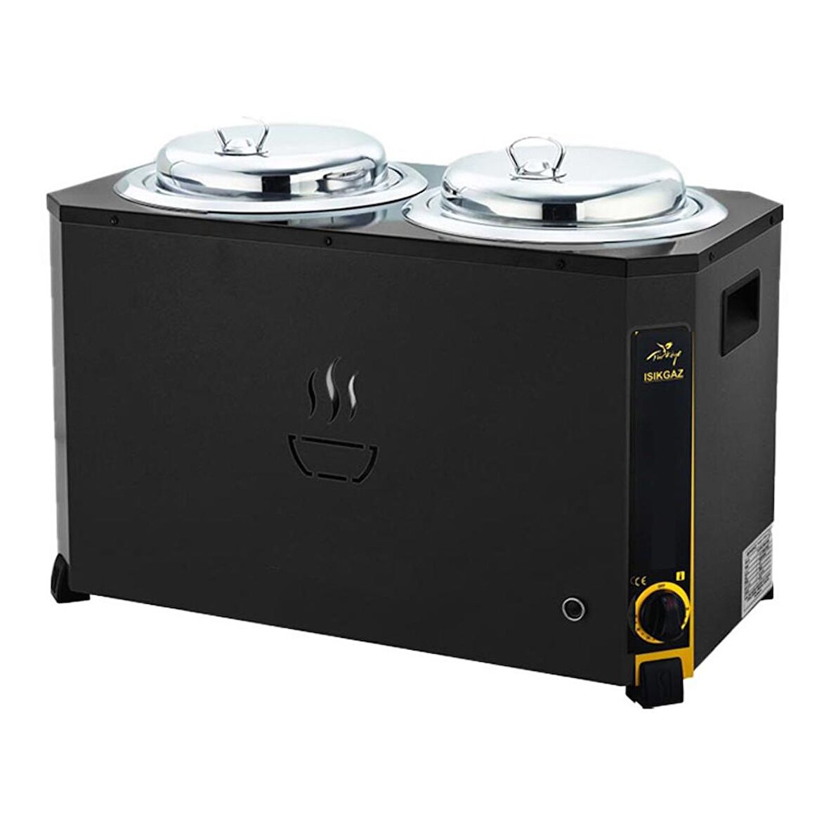 Işıkgaz Silverinox Elektrikli 9+9 Litre Jumbo Çorba Potu Çorba Kazanı