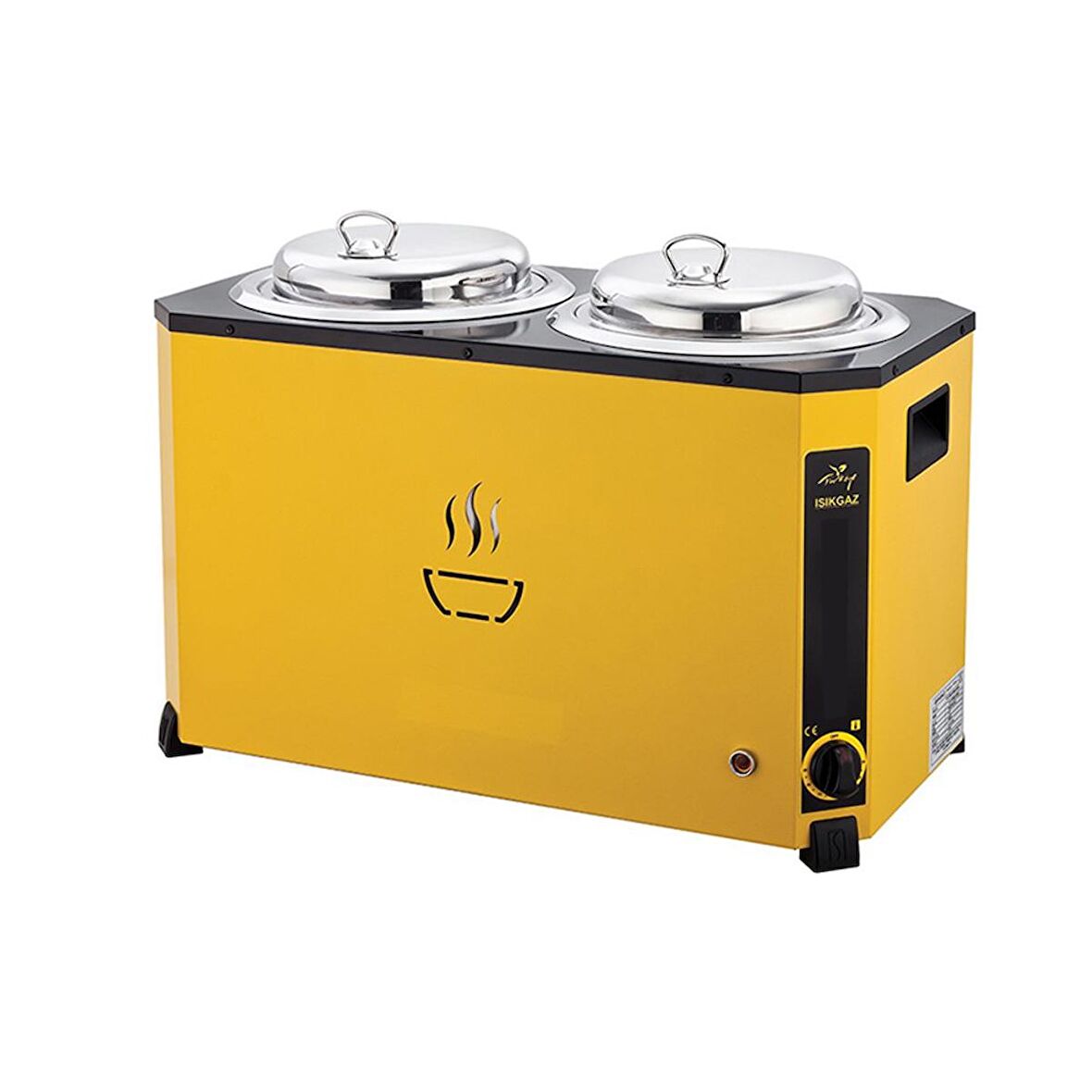 Işıkgaz Silverinox Elektrikli 9+9 Litre Jumbo Çorba Potu Çorba Kazanı