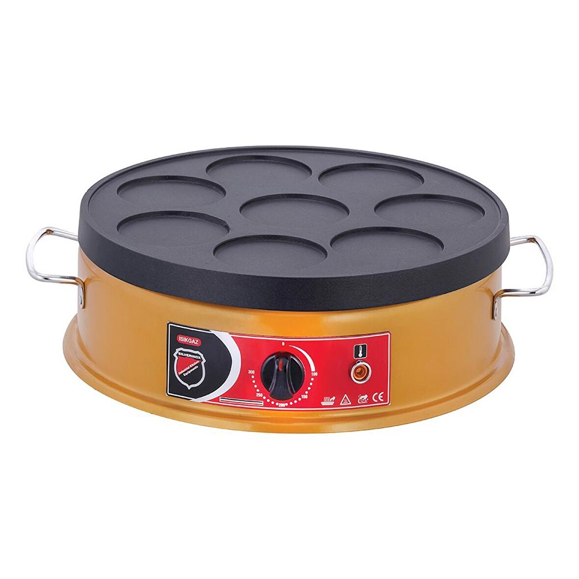 Işıkgaz Silverinox Endüstriyel Elektrikli Pankek Pişirme Makinesi