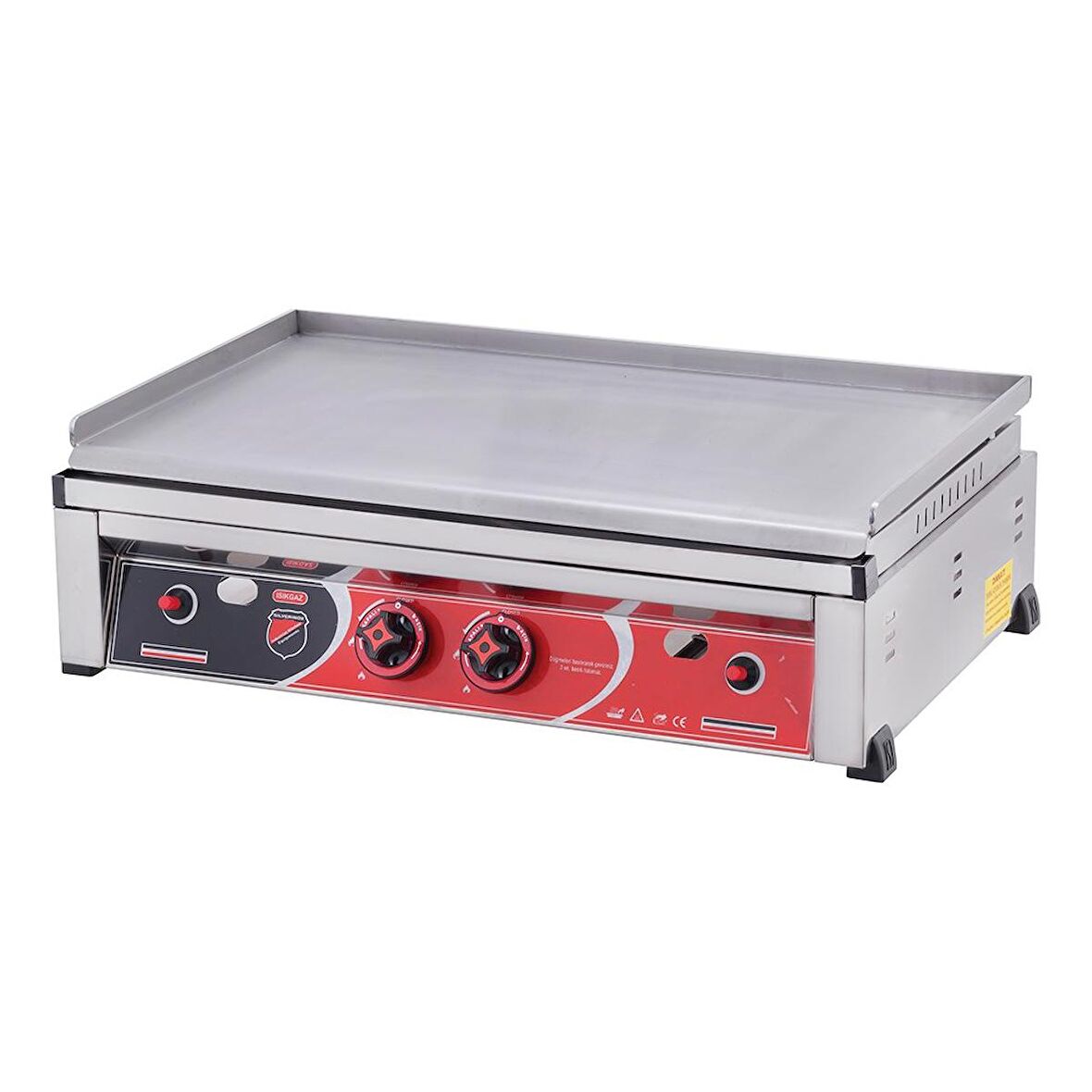 Işıkgaz Silverinox Endüstriyel 70 Lik Doğalgazlı 70 Cm Pleyt Izgara