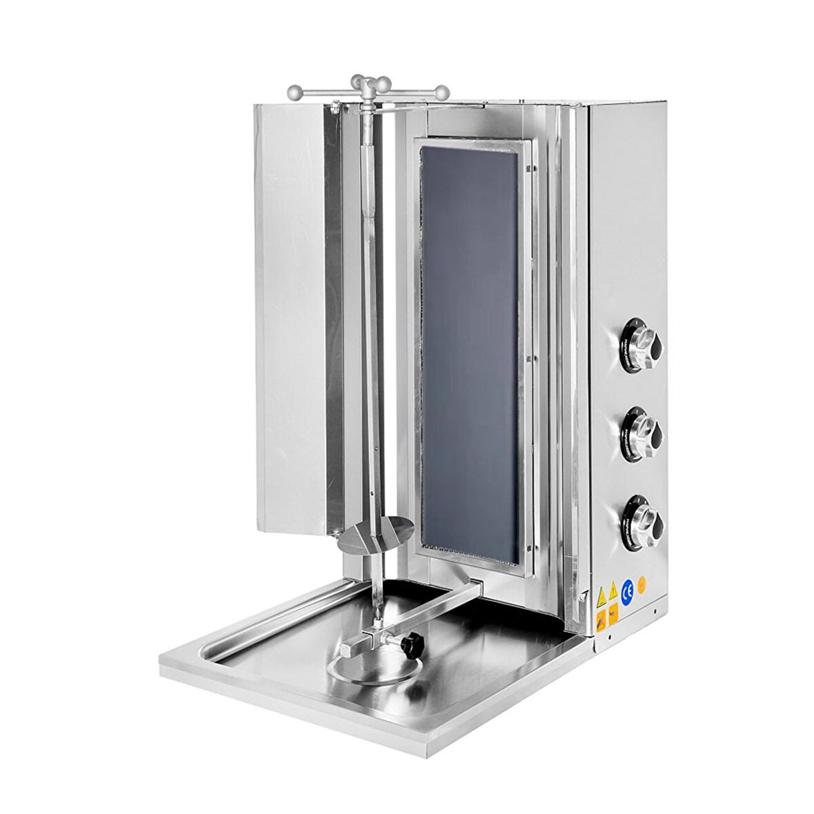 Karacasan Endüstriyel Elektrikli 3 Radyanlı Döner Ocağı Makinesi