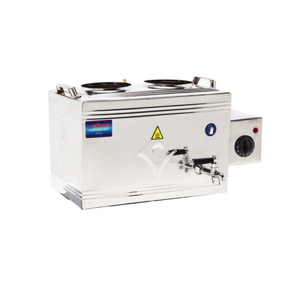 Mizan 25 Lik Gazlı + Elektrikli 20 Litre Üst Çay Kazanı - Üst Kazan