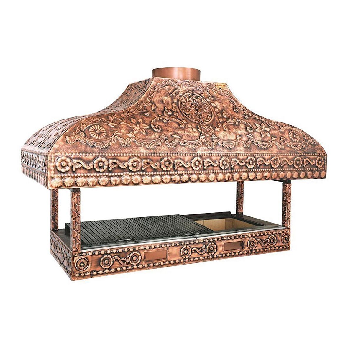 Meşale Antik Bakır 250 Cm Ocakbaşı Izgara