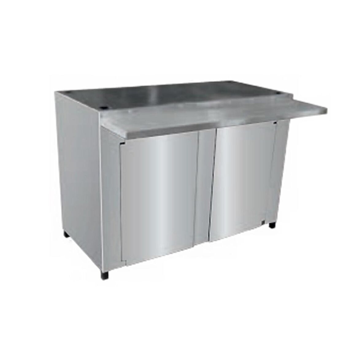 Meşale Inox 120 Cm Ocakbaşı Kapalı Izgara Tezgahı