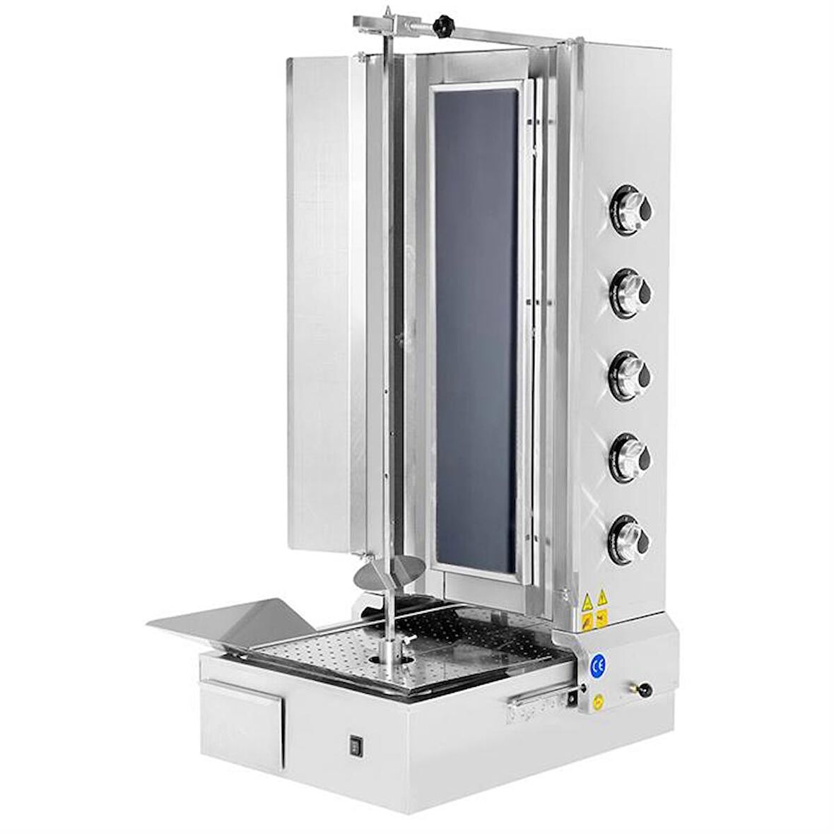 Karacasan Elektrikli 5 Radyan Alttan Motorlu Döner Ocağı Makinesi