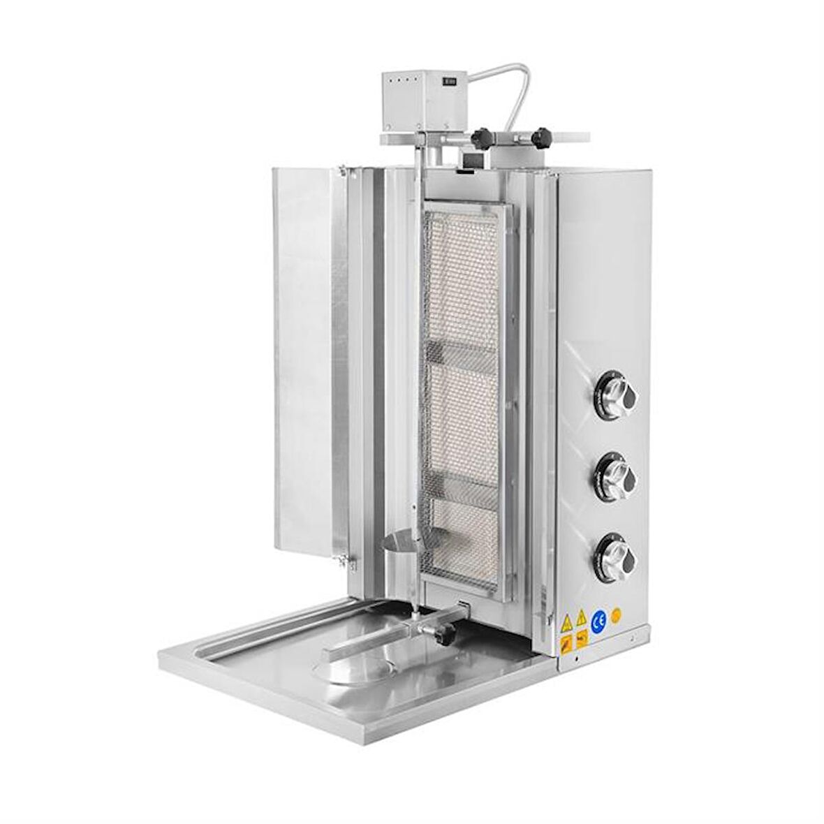Karacasan Lpg Tüplü 3 Radyanlı Üstten Motorlu Döner Ocağı Makinesi