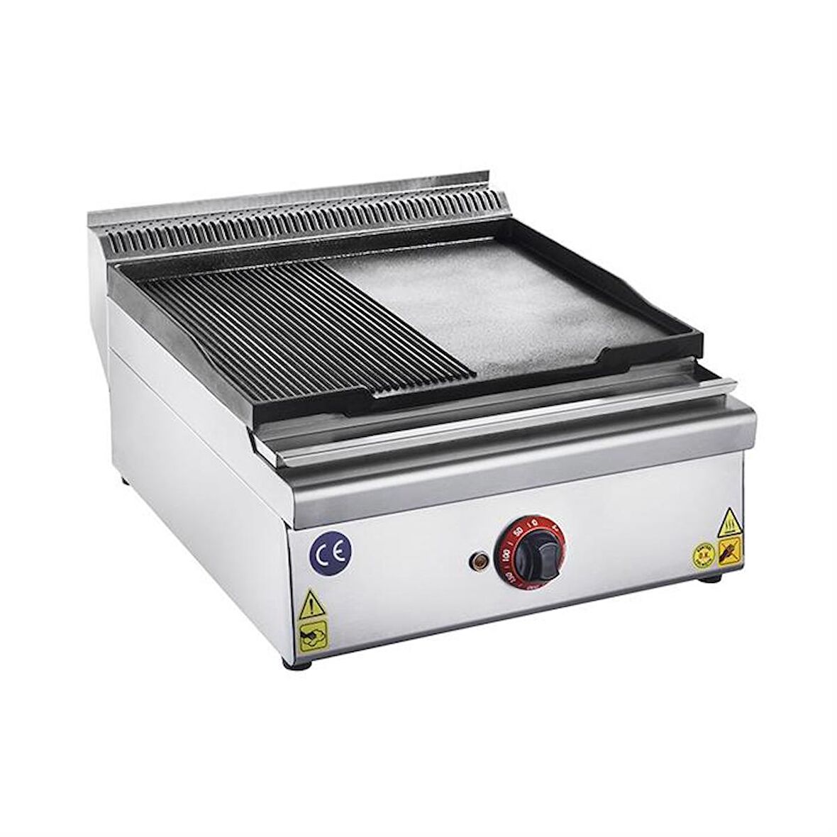 Karacasan Endüstriyel Snack Seri Elektrikli 50 Cm Döküm Izgara