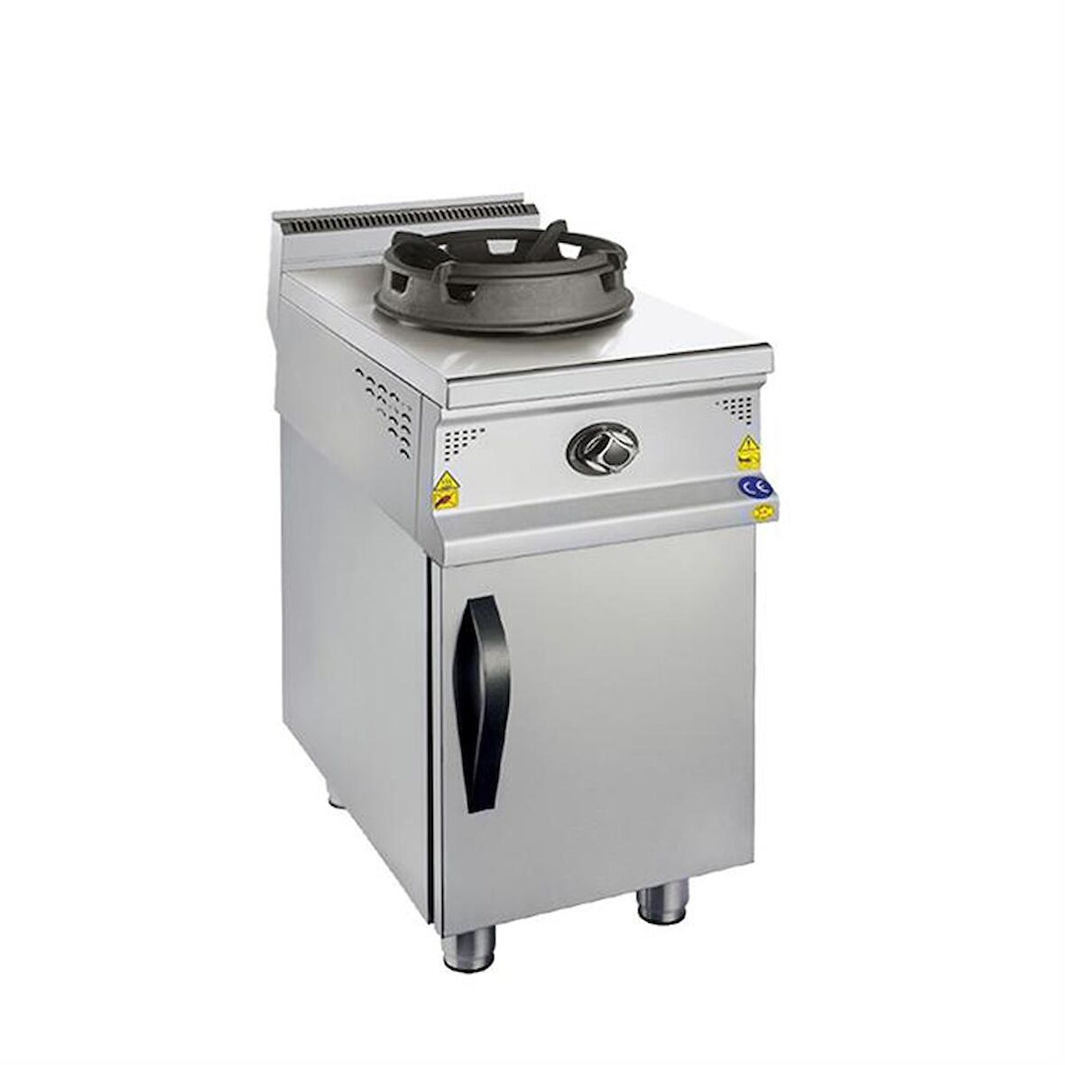 Karacasan Endüstriyel 900 Seri Dolaplı Tekli Doğalgazlı Wok Ocak