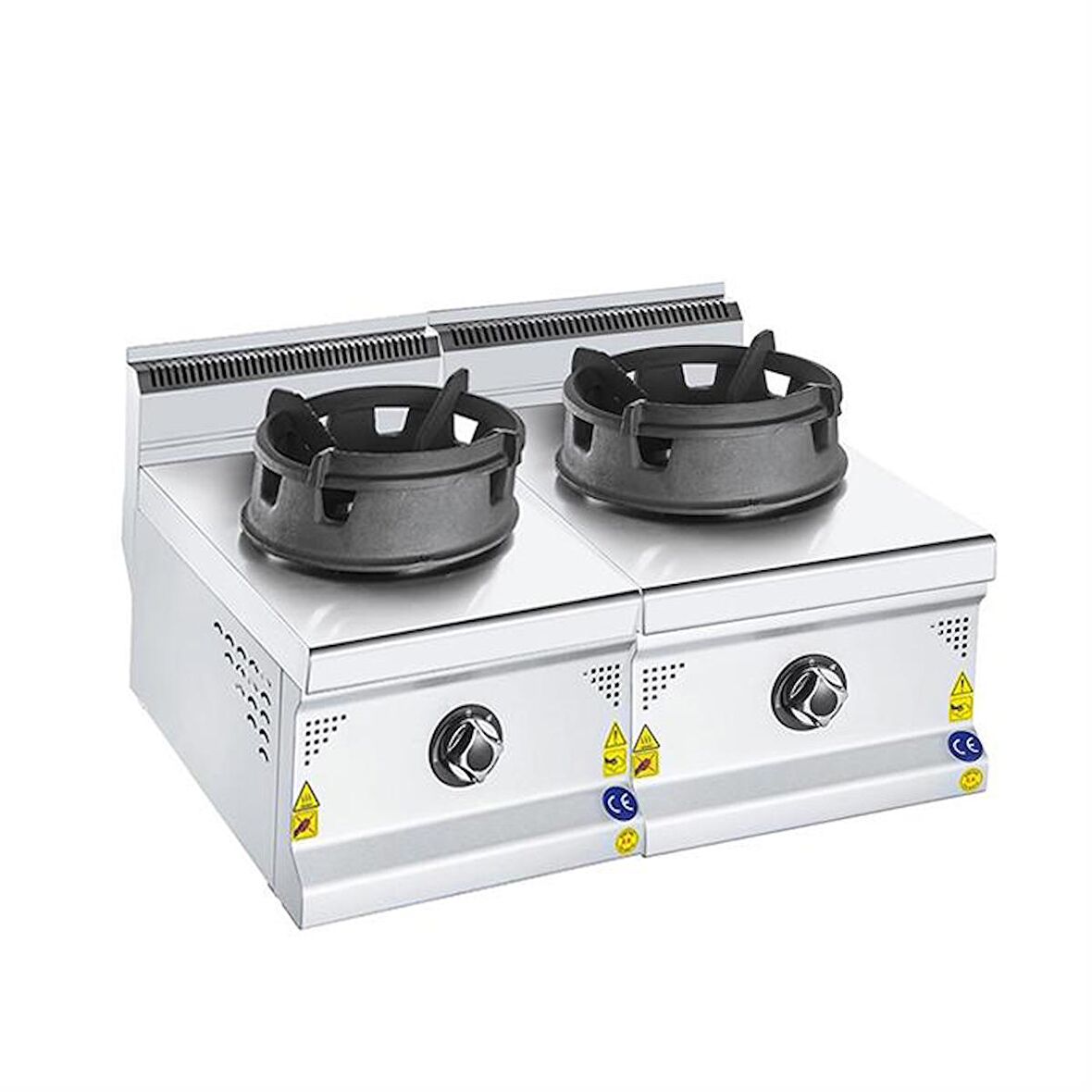 Karacasan Endüstriyel 700 Seri Set Üstü Çiftli Doğalgazlı Wok Ocak