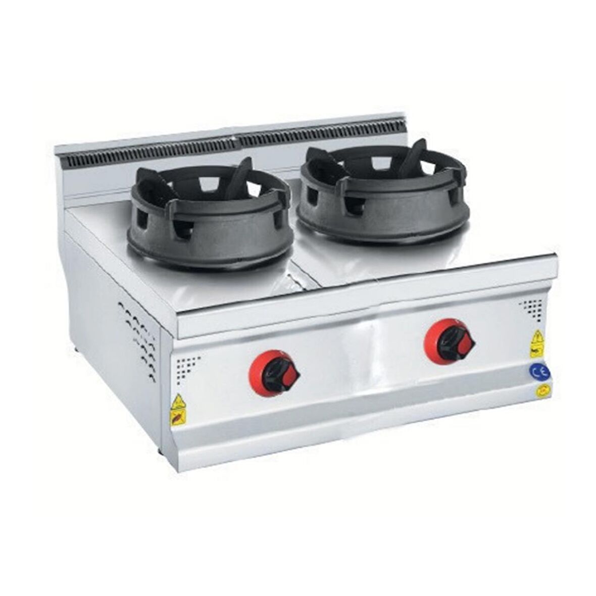 Karacasan Endüstriyel 700 Seri Set Üstü Çiftli LPG Tüplü Wok Ocak