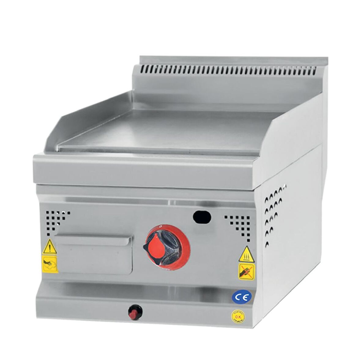 Karacasan Endüstriyel 900 Seri Set Üstü 40 cm LPG Tüplü Düz Pleyt Izgara