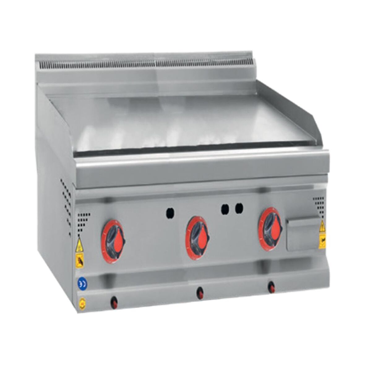 Karacasan Endüstriyel 900 Seri Set Üstü 120 cm LPG Tüplü Düz Pleyt Izgara