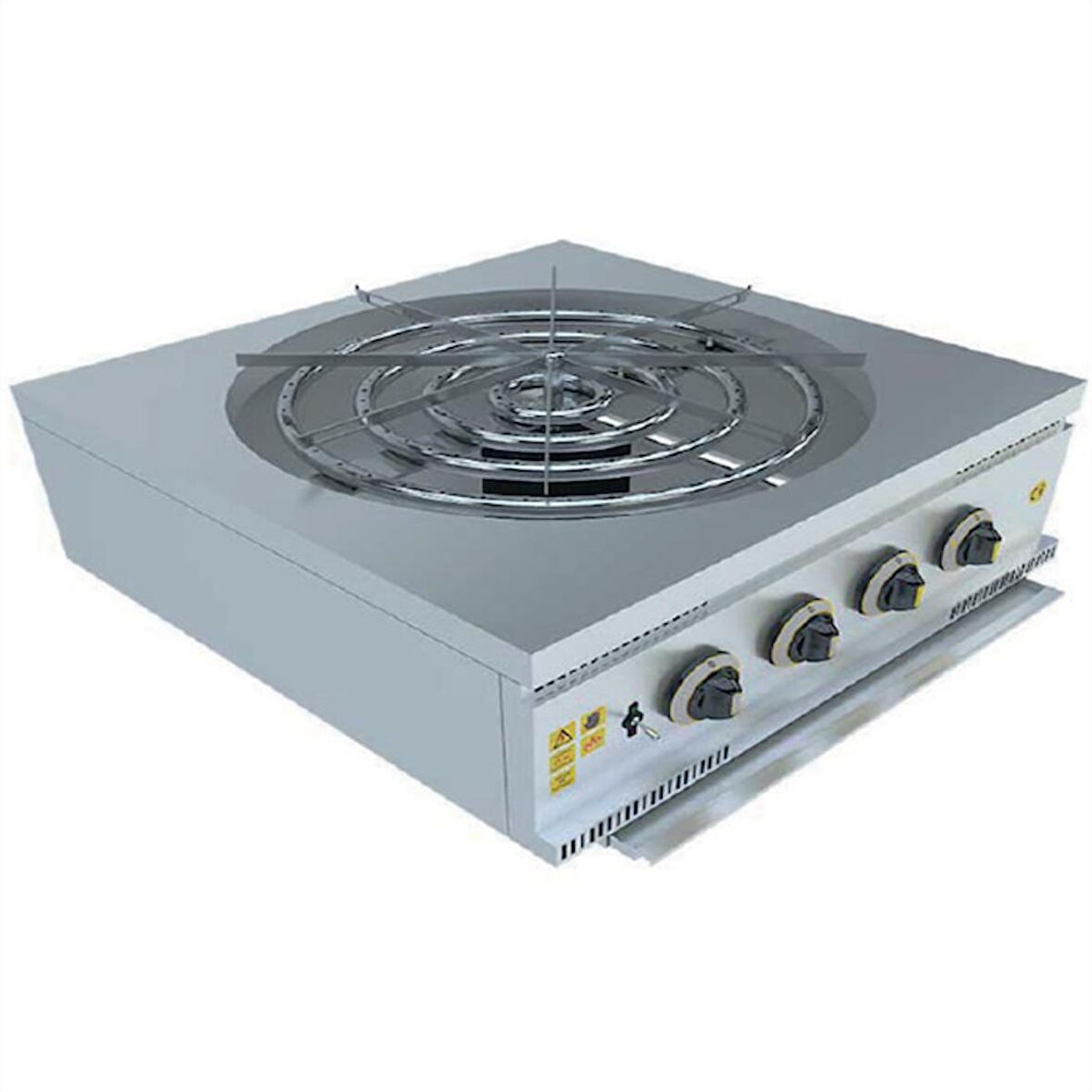 Karacasan Endüstriyel Set Üstü 70 cm Tek Gözlü LPG Tüplü Künefe Ve Börek Ocağı