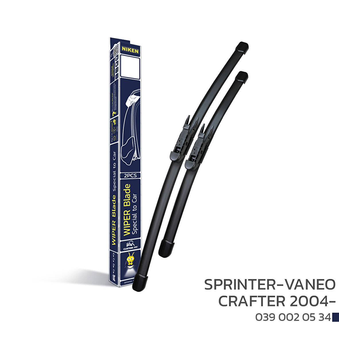 Niken Muz Silecek Takımı Volkswagen Crafter 2006-2016 ile uyumlu