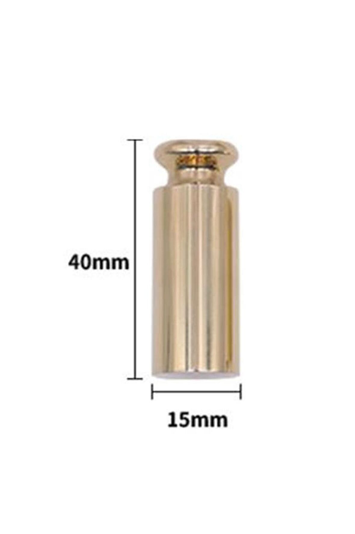 Mühürcüm Boş Mum Mühürü Pirinç Silindir Sütun Damga 15x40 mm R5799PH1540