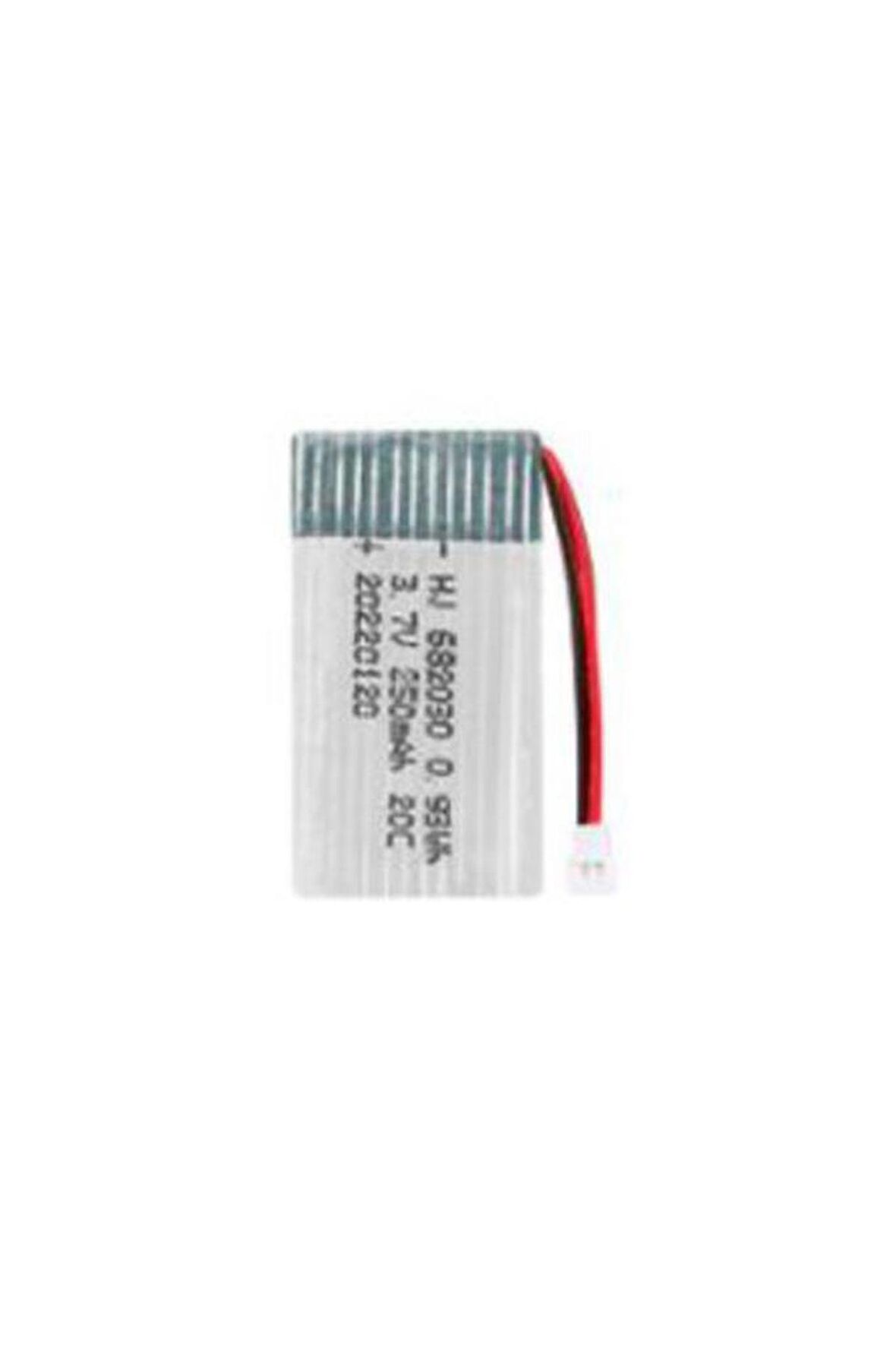 Lipo Pil 3.7V 250mAh 20C Dron ve RC Model Bataryası HX2.54 Soket