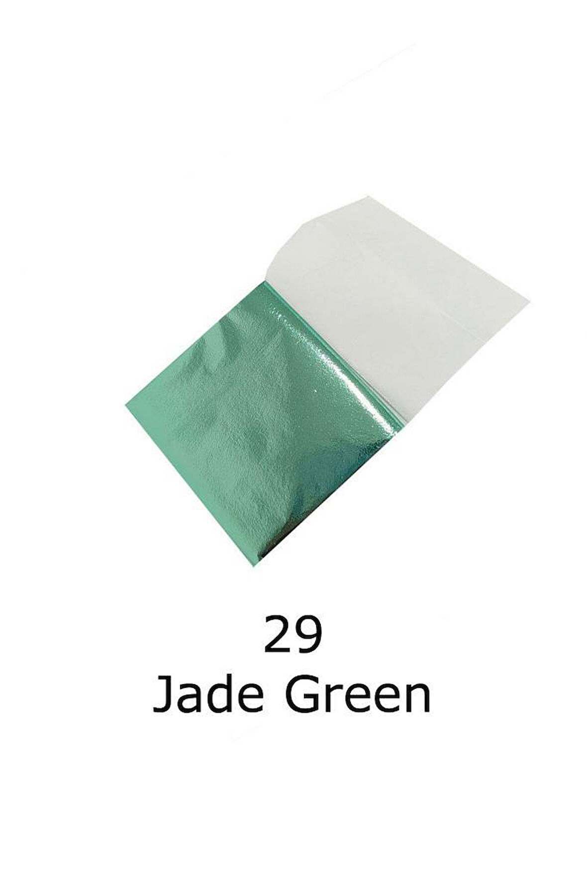 Varak Kaplama Yaprak Metalik Folyo 9x9cm 10lu 29 Jade Green R5799F-29