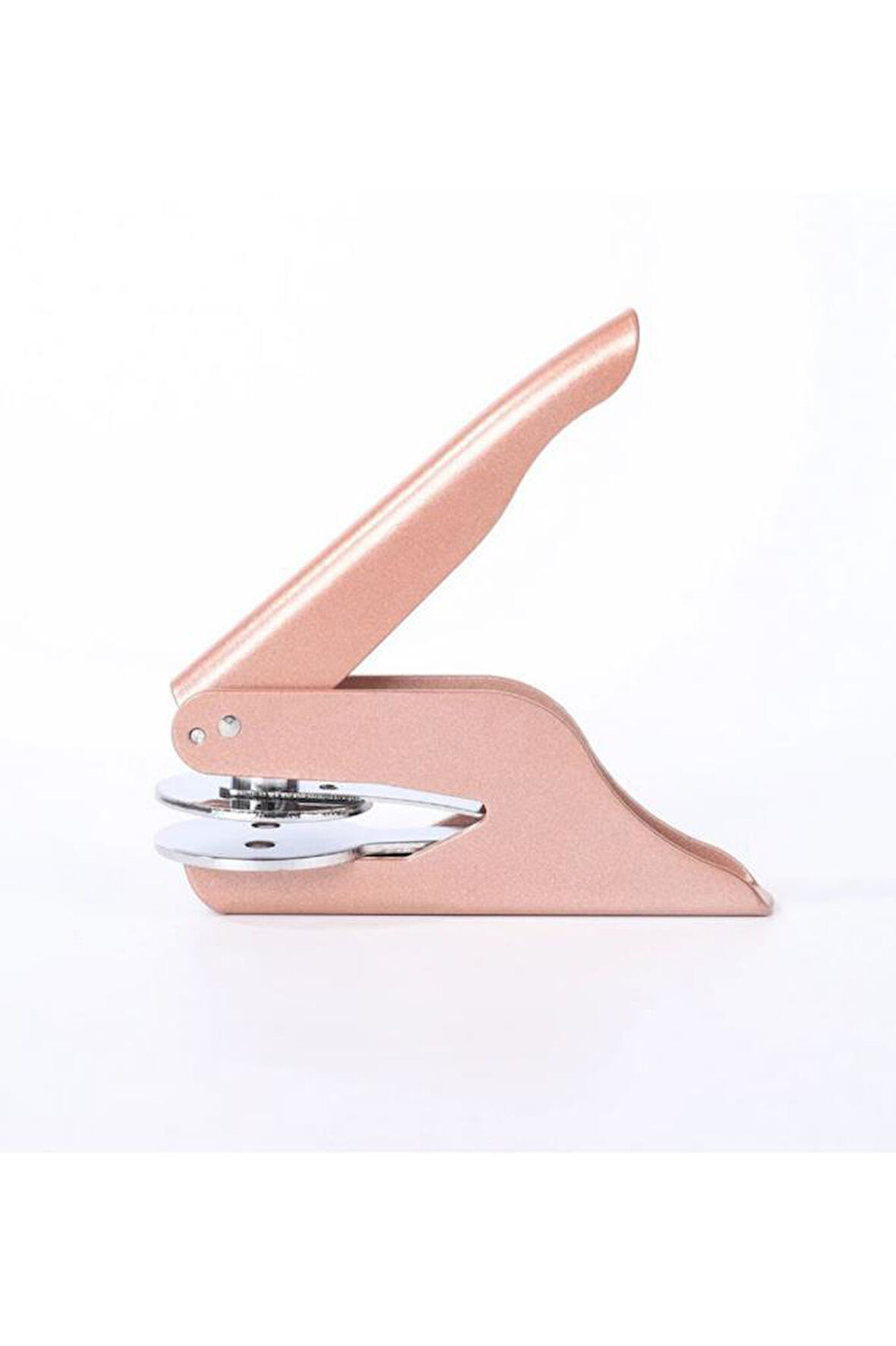 Soğuk Mühür Kabartma Damga Çelik Baskı Presi Rosegold Renk