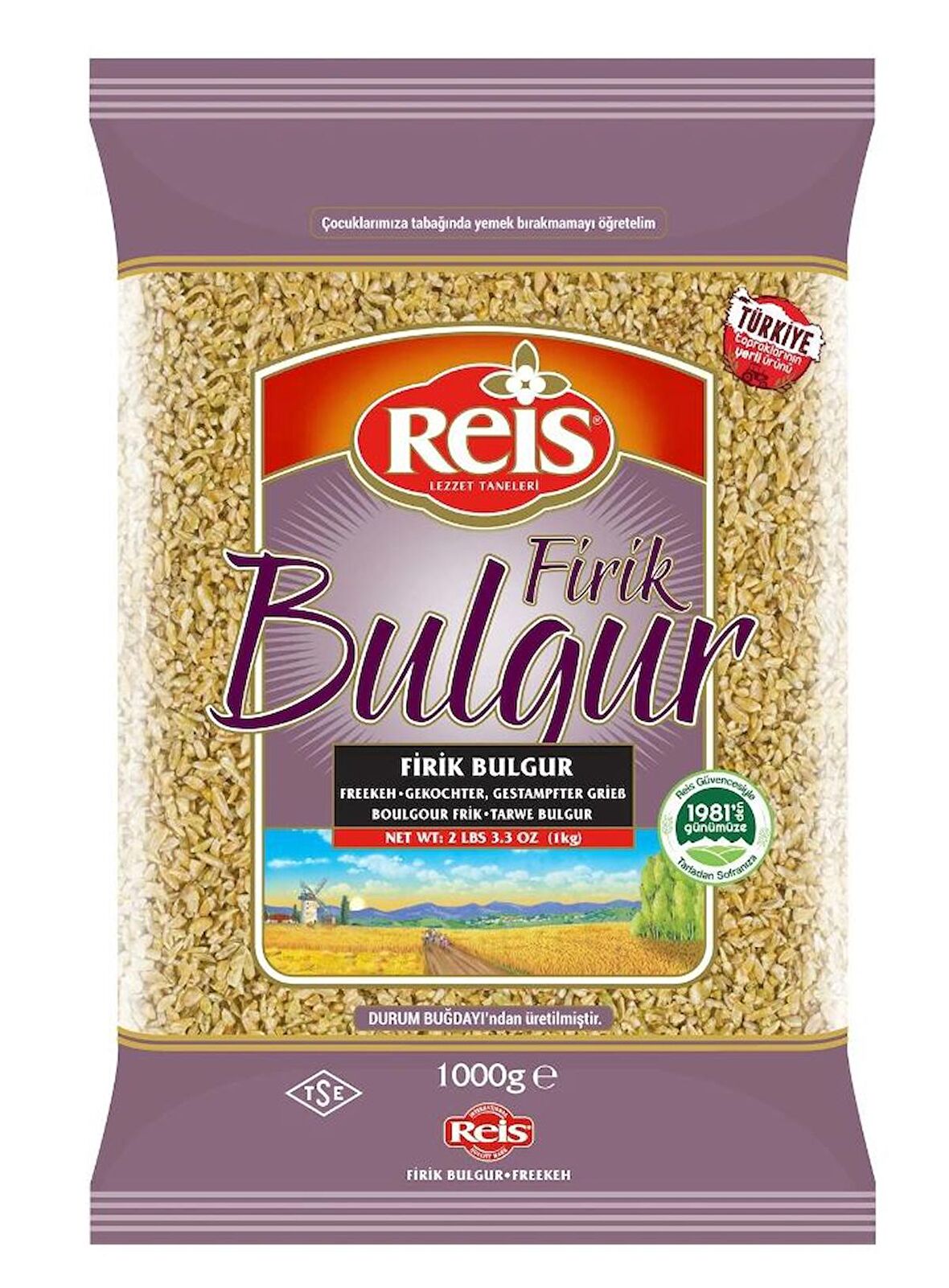 Reis 1 Kg Firik İsli Bulgur