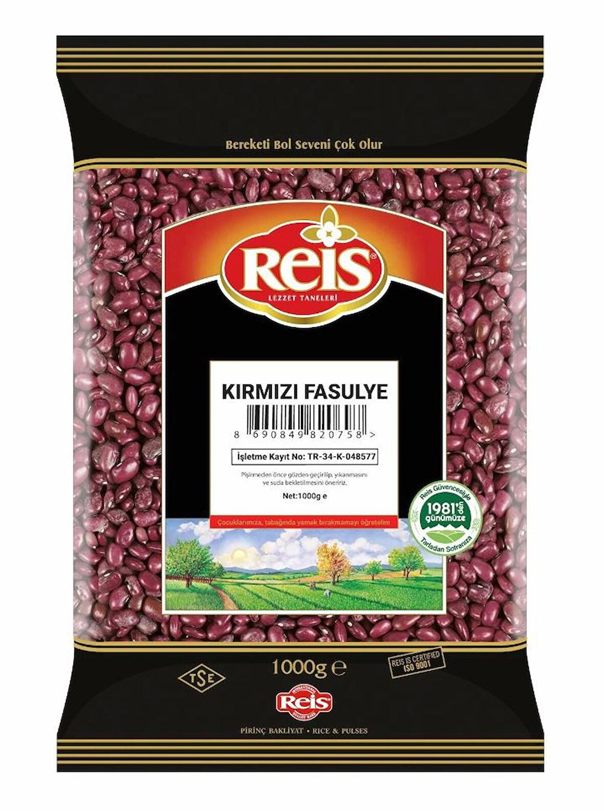 Reis 1 Kg Kırmızı Fasulye