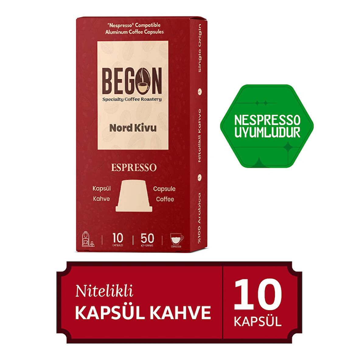 Nord Kivu Espresso Kapsül Kahve