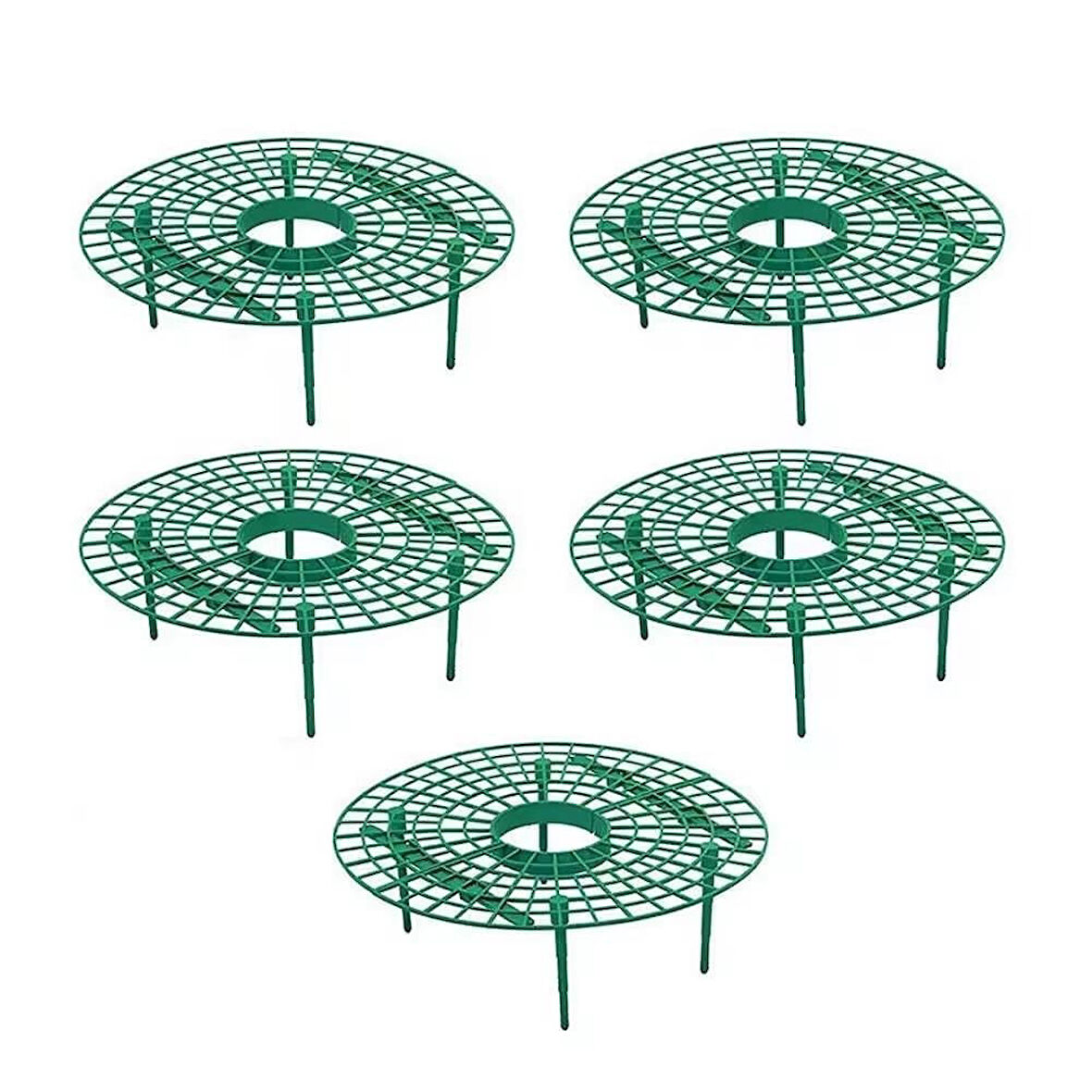 YATE10 5 Adet Plastik Çilek Geliştirme Standı