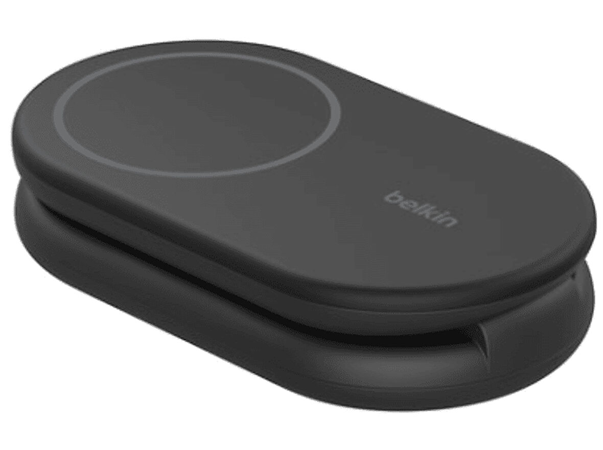 BELKIN QI2 2 in 1 Magnetic Wireless Şarj Standı Siyah