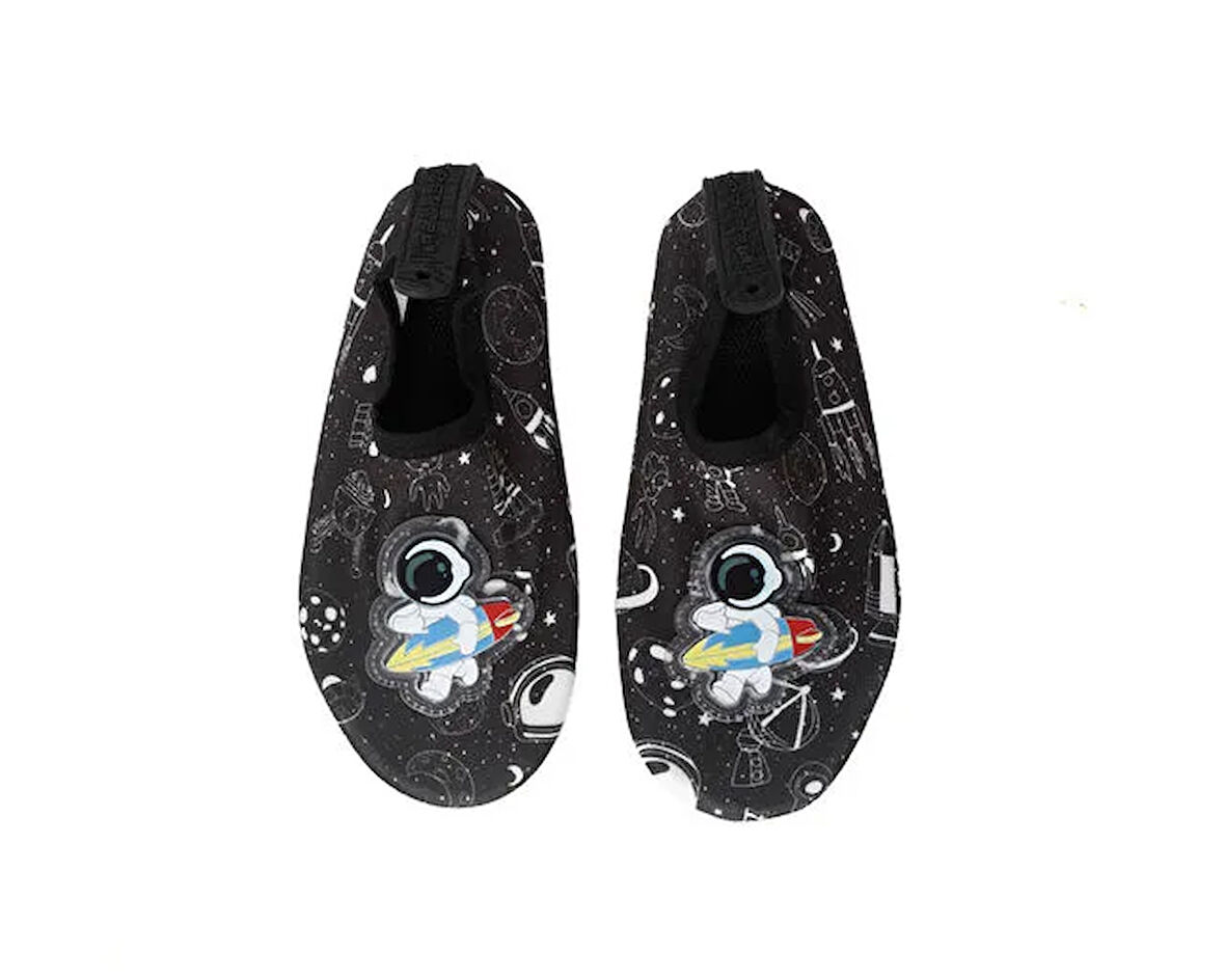 Peluche Astronaut Çocuk Deniz & Havuz Ayakkabısı ASTRONAUT Siyah