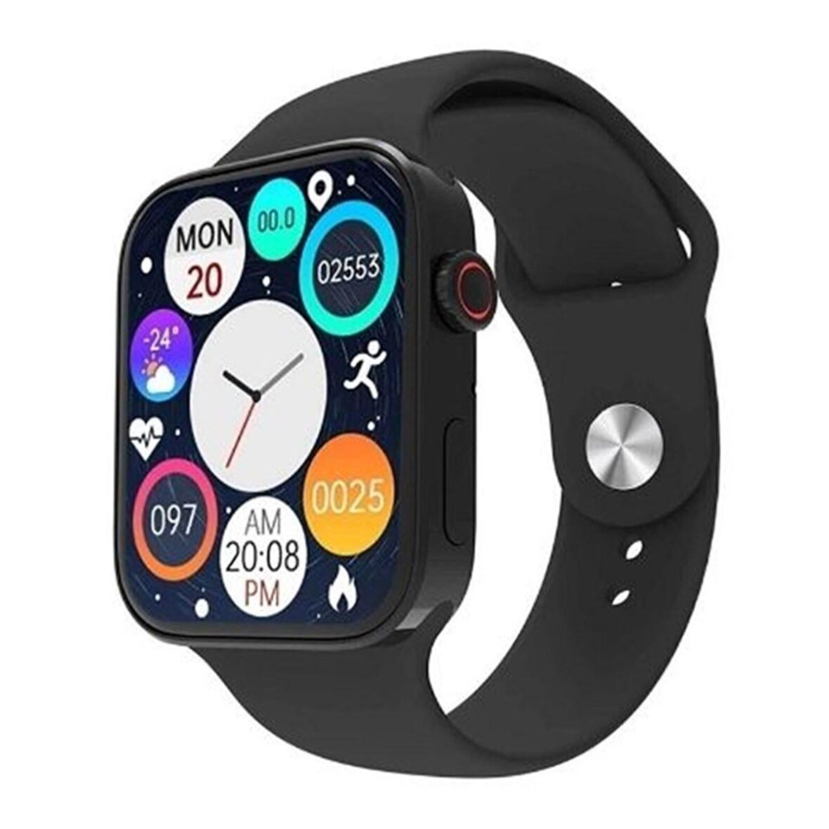 Winex Watch 7 Series Siyah Akıllı Saat