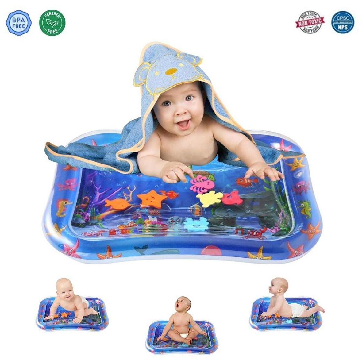 Bebek Su Oyun Matı , Tummy Time Aktivite Matı