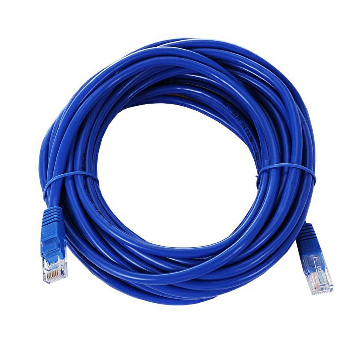 internet bağlantı kablosu cat6 rj 45 ethernet kablosu 10m mavi