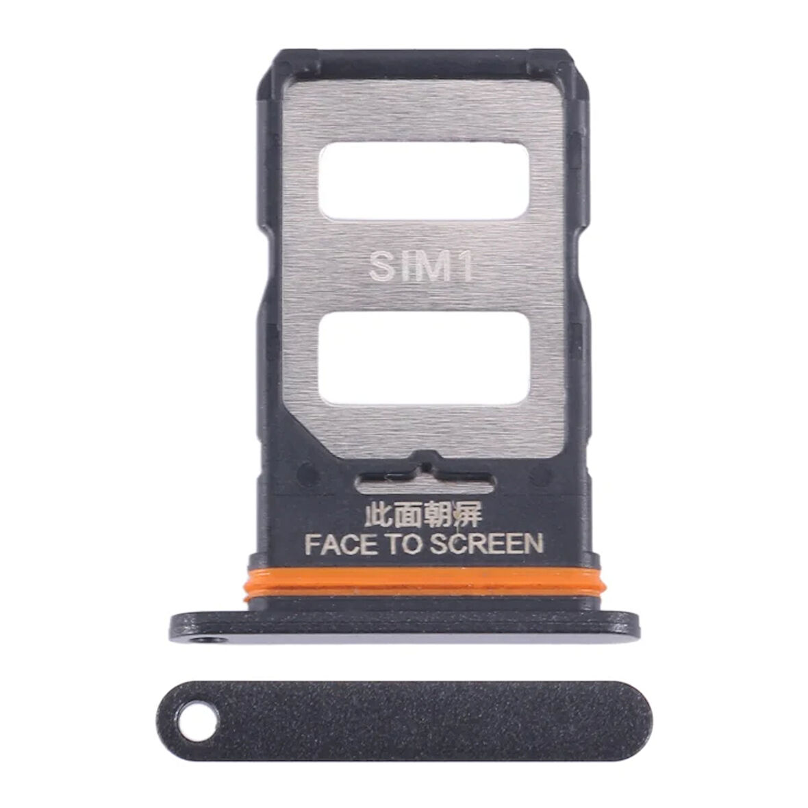 Xiaomi Uyumlu Redmi Note 13 Pro 5G Sim Kart Tepsisi 2312DRA50C, 2312CRAD3C, 2312DRA50G, 2312DRA50I Siyah