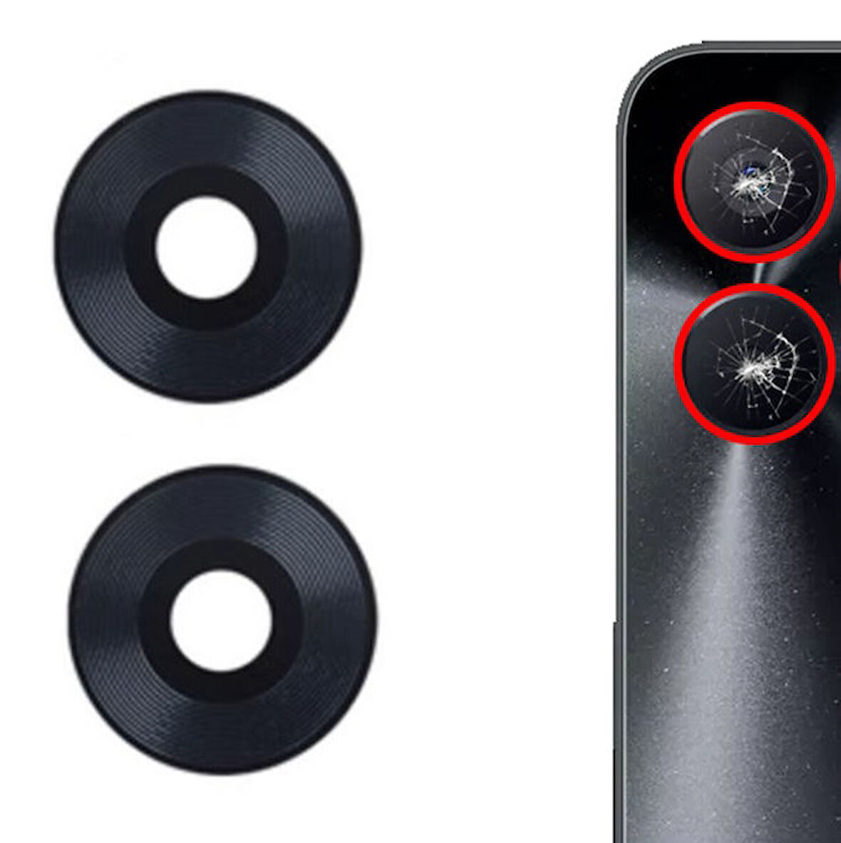 Realme 10 4G Uyumlu Kamera Lensi Cam RMX3630
