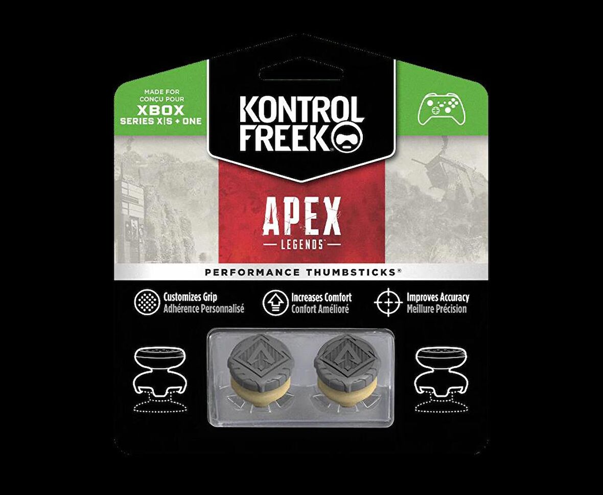 Cosmostech Kontrolfreek APEX LEGENDS XBOX Series X I S ve ONE Uyumlu Analog Başlık Thumbsticks - Performans Yükseltici ve Koruyucu