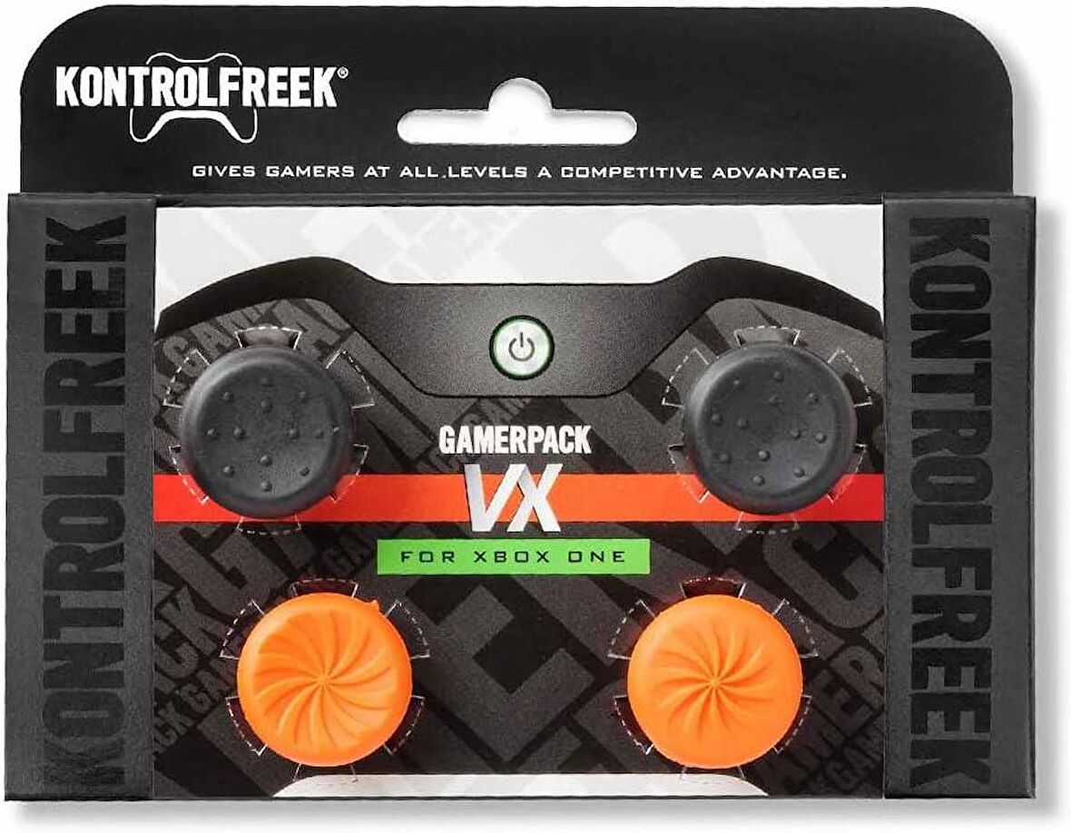 Cosmostech Kontrolfreek Gamerpack VORTEX VX XBOX Uyumlu 2'li Analog Başlık Thumbsticks - Performans Yükseltici ve Koruyucu