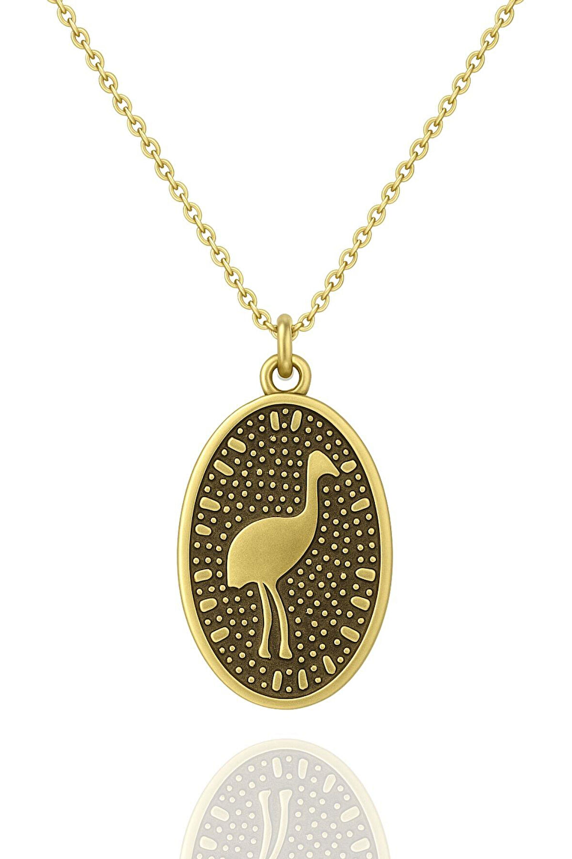 Göbeklitepe Koleksiyonu Turna Kuşu 925 Ayar Gümüş Kolye