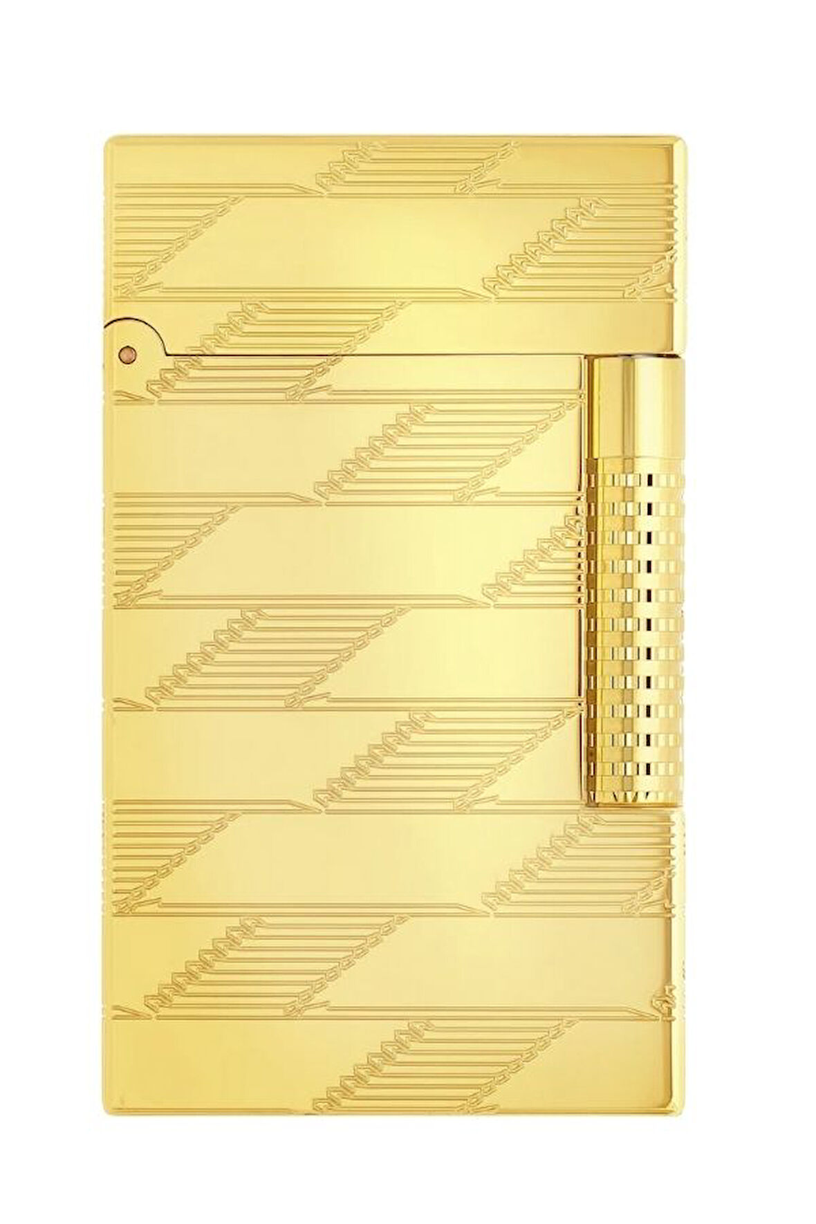 S.T. Dupont Le Grand Guilloche Monogram Gold Puro Çakmağı C23178