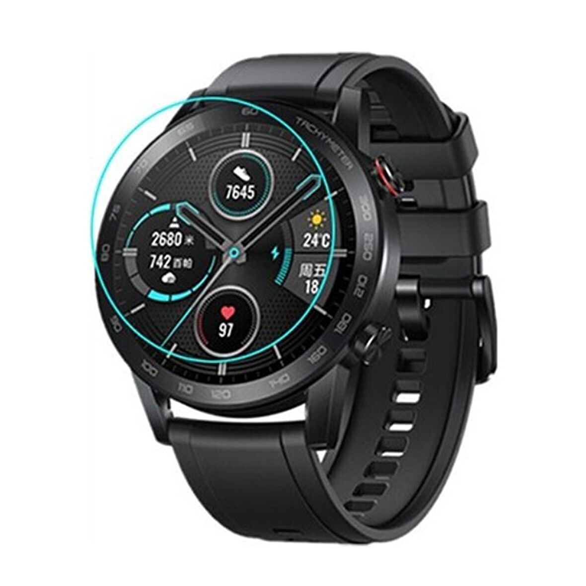 Honor Magic Watch 2 46mm Ön Darbe Emici Ekran Koruyucu Nano Cam (4 Adet)
