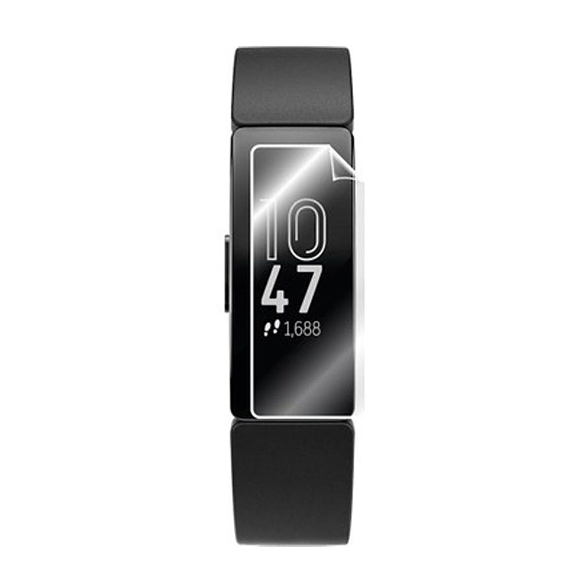 Fitbit Inspire HR Ön Darbe Emici Ekran Koruyucu Nano Cam (4 Adet)
