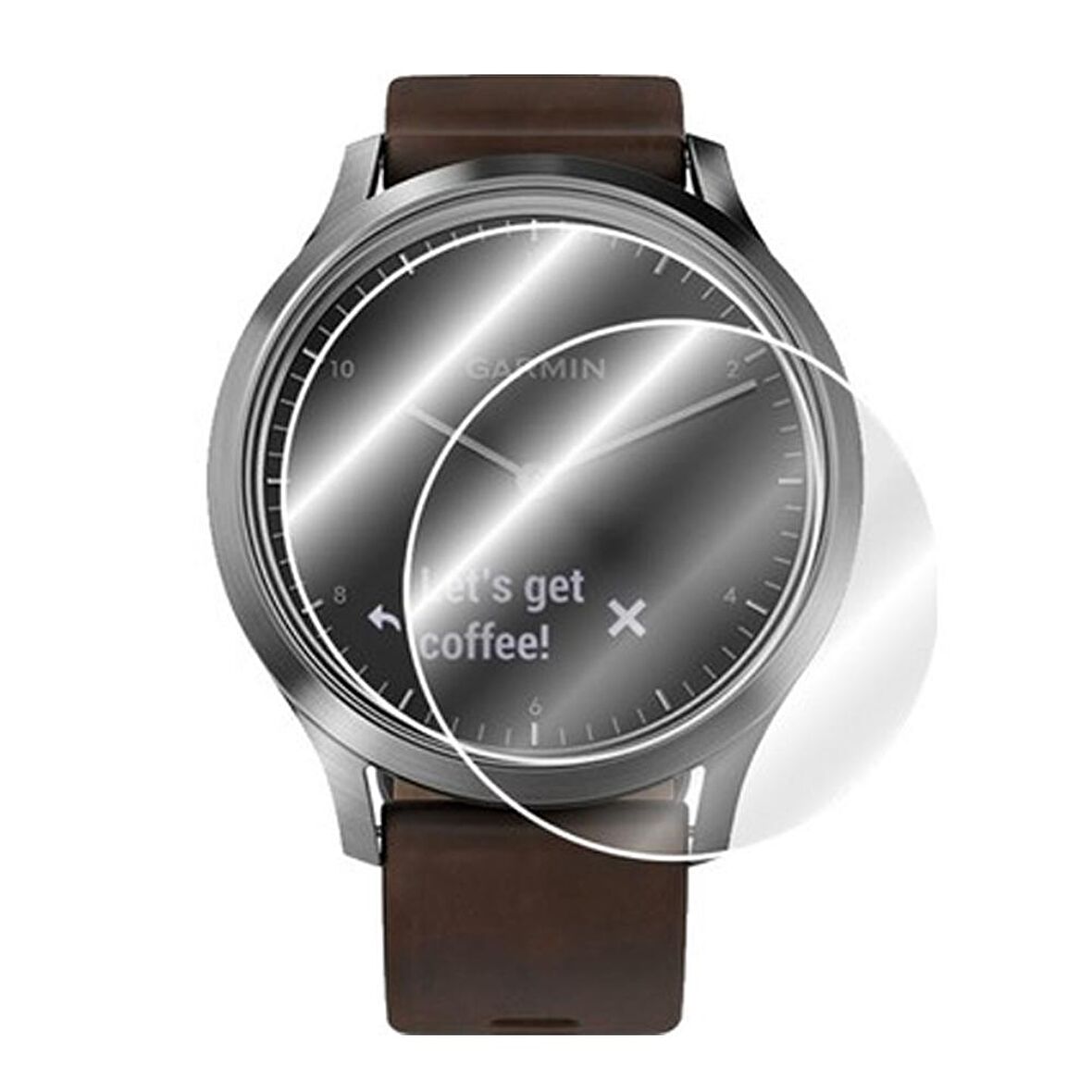 Garmin Vivomove Ön Darbe Emici Ekran Koruyucu Nano Cam (4 Adet)