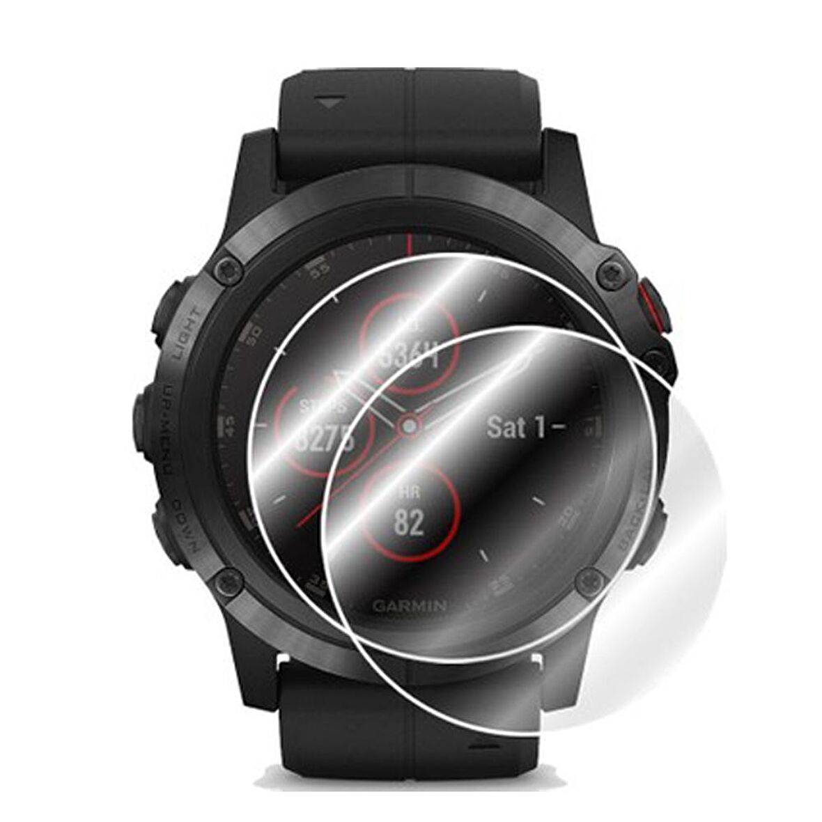 Garmin Fenix 5 Plus Ön Darbe Emici Ekran Koruyucu Nano Cam (4 Adet)