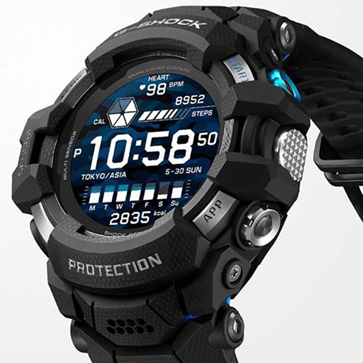 Casio G-Shock GSW-H1000 Ön Darbe Emici Ekran Koruyucu Nano Cam (4 Adet)